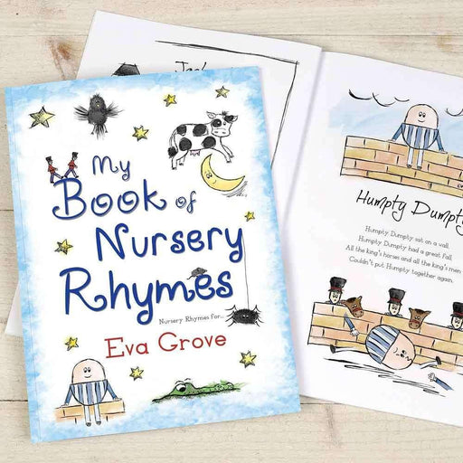 Personalised My Book of Nursery Rhymes - Myhappymoments.co.uk