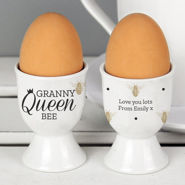 Personalised Queen Bee Egg Cup