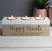 Personalised Diwali Triple Tea Light Box