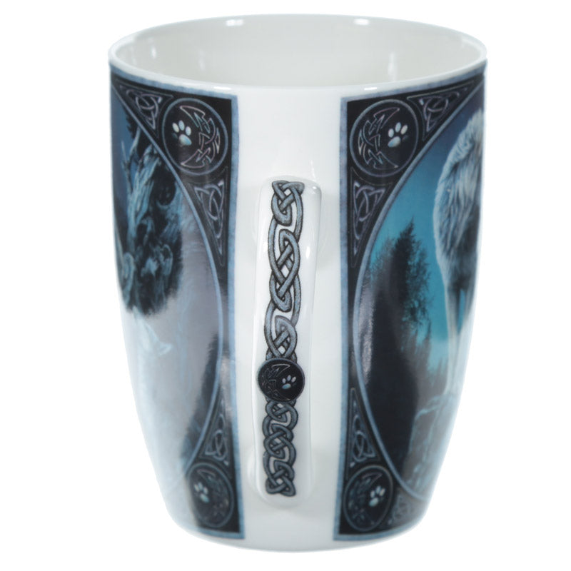Lisa Parker Guidance Wolf Design Porcelain Mug - Myhappymoments.co.uk