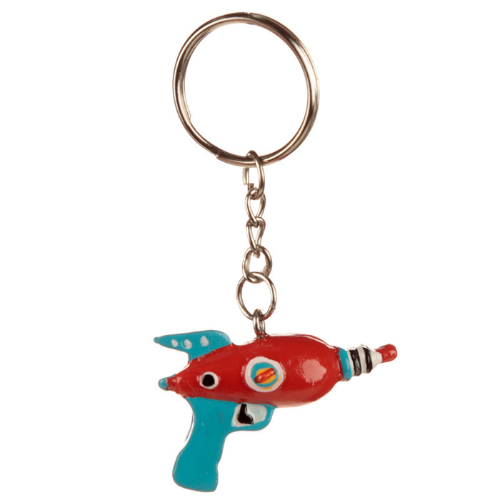 Space Cadet Space Gun Keyring - Myhappymoments.co.uk