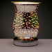 Fluted Star Burst Electric Touch Operated Aroma Warmer Lamp for Wax Melts