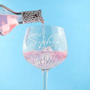 Personalised Crystal Gin Goblet