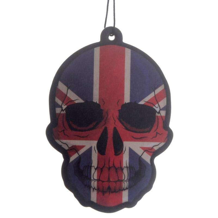 Union Jack Skull Design Vanilla Scented Air Freshener - Myhappymoments.co.uk