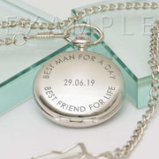 Engraved Any Message Pocket Fob Watch
