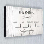 Personalised Family Names Wall Hooks - Myhappymoments.co.uk