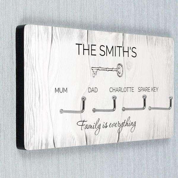 Personalised Family Names Wall Hooks - Myhappymoments.co.uk