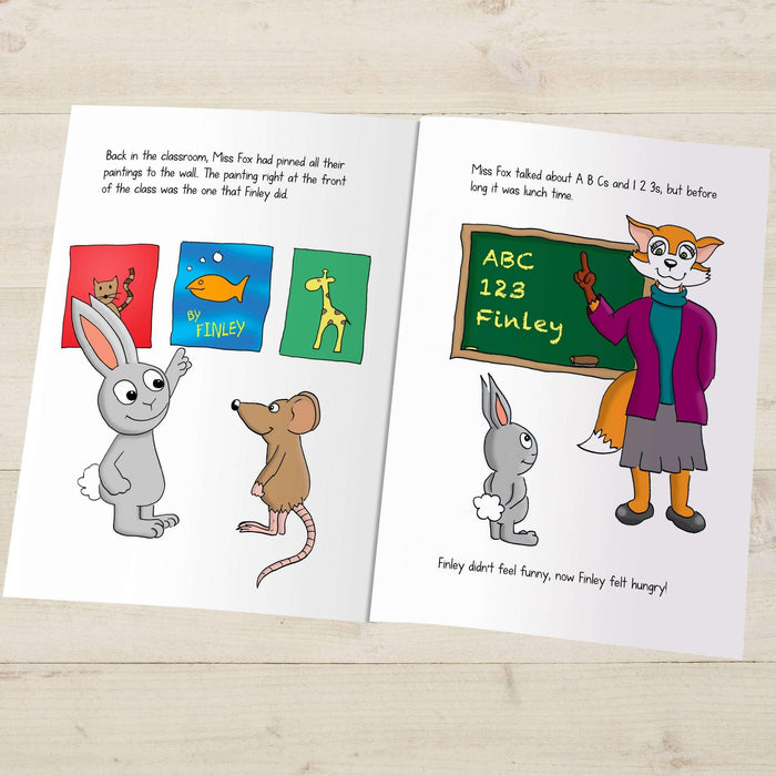 Personalised First Day at School Book Softback - Myhappymoments.co.uk