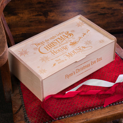 Personalised Twas the Night Before Christmas Eve Box