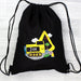 Personalised Digger Black Swim & Kit Bag