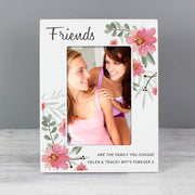 Personalised Floral Sentimental Photo Frame 6x4 Wooden from Pukkagifts.uk