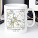 Personalised Postcode Map Mug - Myhappymoments.co.uk