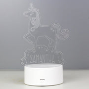 Personalised Unicorn LED Colour Changing Night Light - Myhappymoments.co.uk