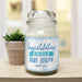 Personalised Congratulations on the Birth Candle Jar - Blue