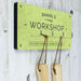 Personalised Workshop Hooks - Myhappymoments.co.uk