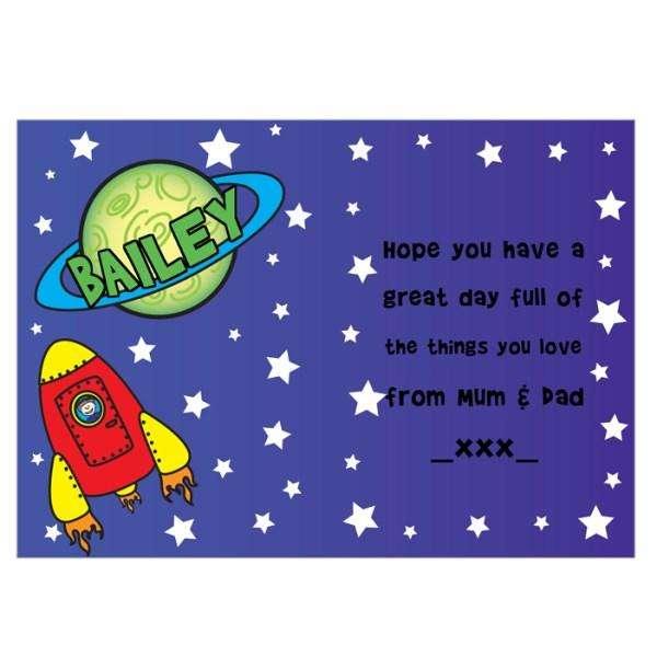 Personalised Space Card - Myhappymoments.co.uk