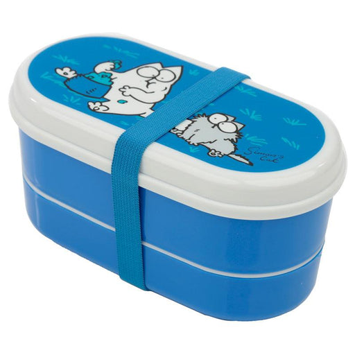 Simon's Cat Stacked Bento Lunch Box with Fork & Spoon