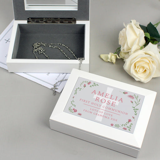 Personalised First Holy Communion Jewellery Box