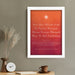 Personalised Diwali Gayatri Mantra Sunrise Framed Print