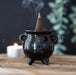 Pentagram Cauldron Ceramic Incense Holder