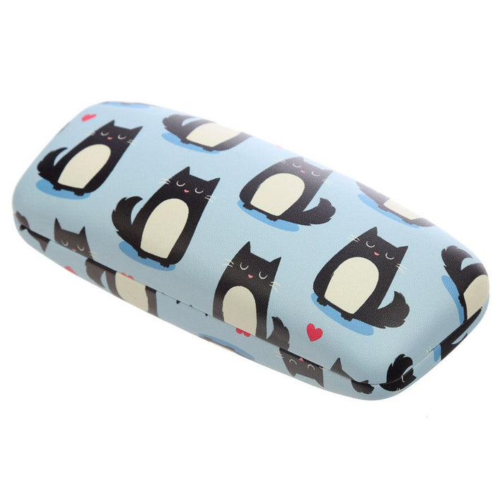 Feline Fine Cat Sunglasses/Glasses Case - Blue