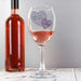 Personalised Butterfly Hearts Wedding Wine Glass - Myhappymoments.co.uk