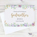 Personalised Thank You For Being My Godmother Card - Myhappymoments.co.uk