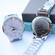 Personalised Men's Architect Apollo White Watch