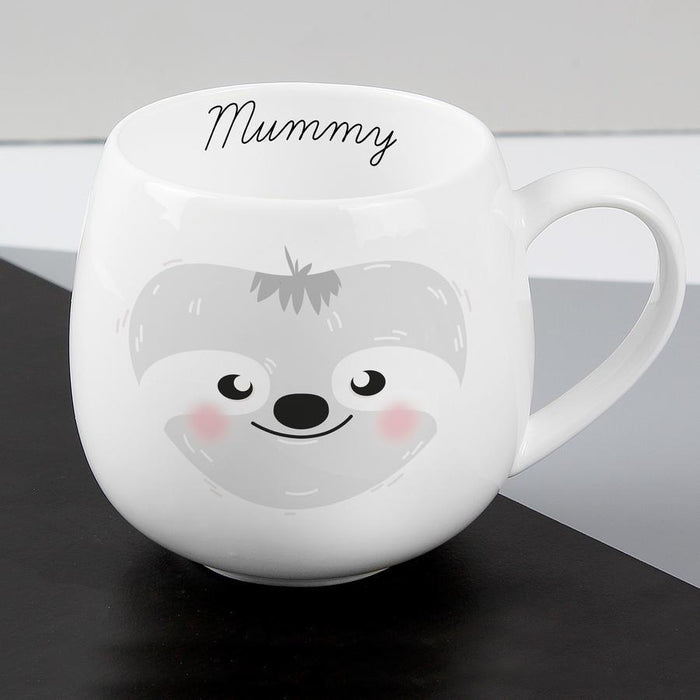 Personalised Cute Sloth Shape Mug