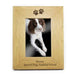Personalised Paw Prints Photo Frame Wooden 4x6 - Myhappymoments.co.uk