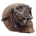Steampunk Skull Ornament - Silver