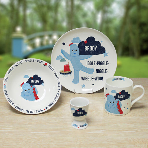 Personalised Igglepiggle In The Night Garden Breakfast Set - Myhappymoments.co.uk