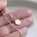 Sterling Tiny St Christopher Necklace With Personalised Gift Box