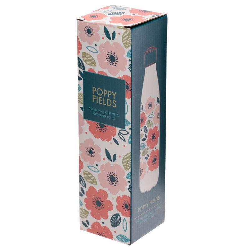 Poppy Fields Stainless Steel Insulated Drinks Bottle