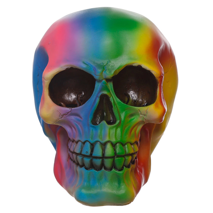 Rainbow Skull Ornament - Myhappymoments.co.uk