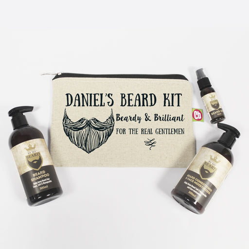 Personalised Beardy & Brilliant Beard Kit - Myhappymoments.co.uk