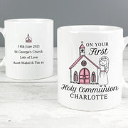 Personalised Girls First Holy Communion Mug