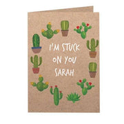 Personalised Cactus Card - Myhappymoments.co.uk