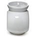 Ceramic Oval Double Dish and Tea Light Oil and Tart Burner - White