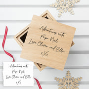 Personalised Handwriting Photo Cube | Wedding Anniversary Gift