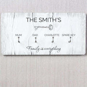 Personalised Family Names Wall Hooks - Myhappymoments.co.uk
