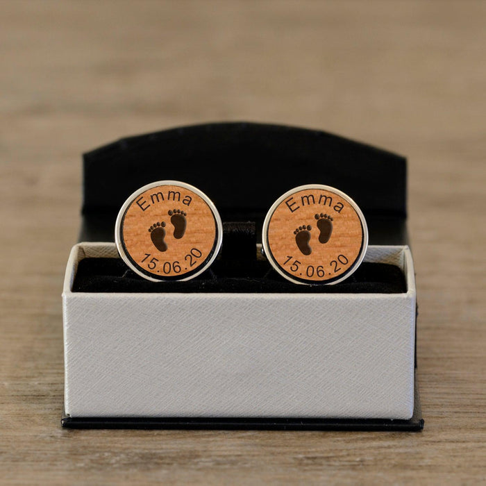 Personalised New Daddy Cufflinks