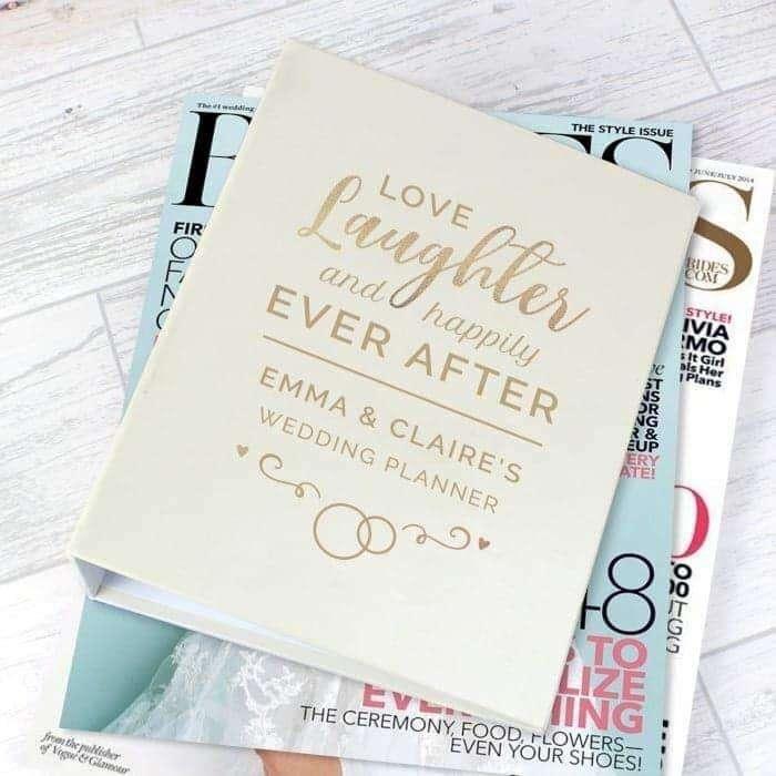 Personalised Happily Ever After Wedding Planner - Myhappymoments.co.uk