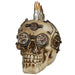 Steampunk Style Skull Ornament with Bullet Mohican