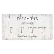 Personalised Family Names Wall Hooks - Myhappymoments.co.uk