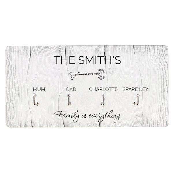 Personalised Family Names Wall Hooks - Myhappymoments.co.uk