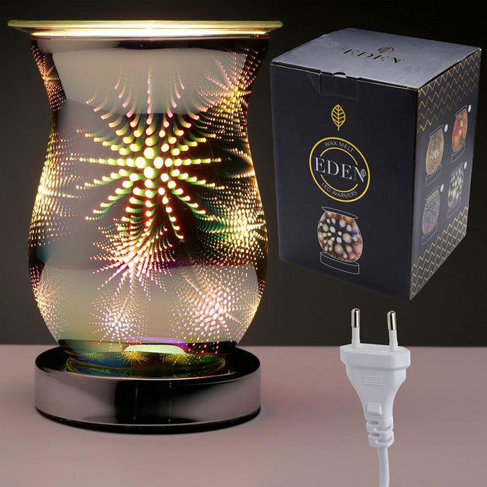 Snowflake Touch Operated Electric Wax Melt Burner Aroma Warmer Lamp