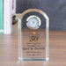 Personalised Golden 50th Anniversary Crystal Clock - Myhappymoments.co.uk