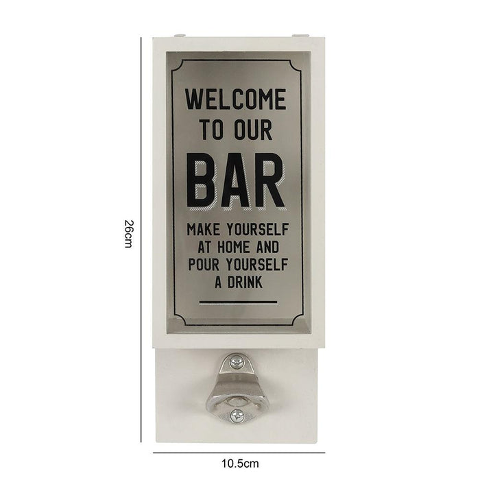 Garden Bar Bottle Opener Plaque