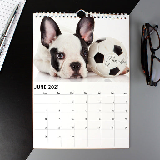 Personalised A4 Barking Mad Dog Calendar